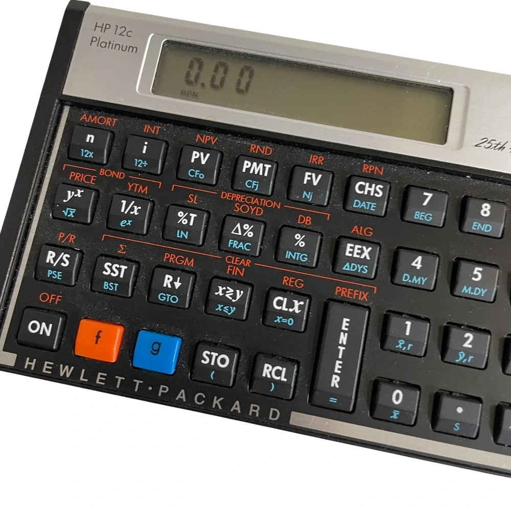 HP 12C Financial Calculator‎ and Book Works 25th Anniversary Edition